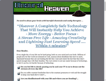 Tablet Screenshot of binaural-heaven.eoltt.com
